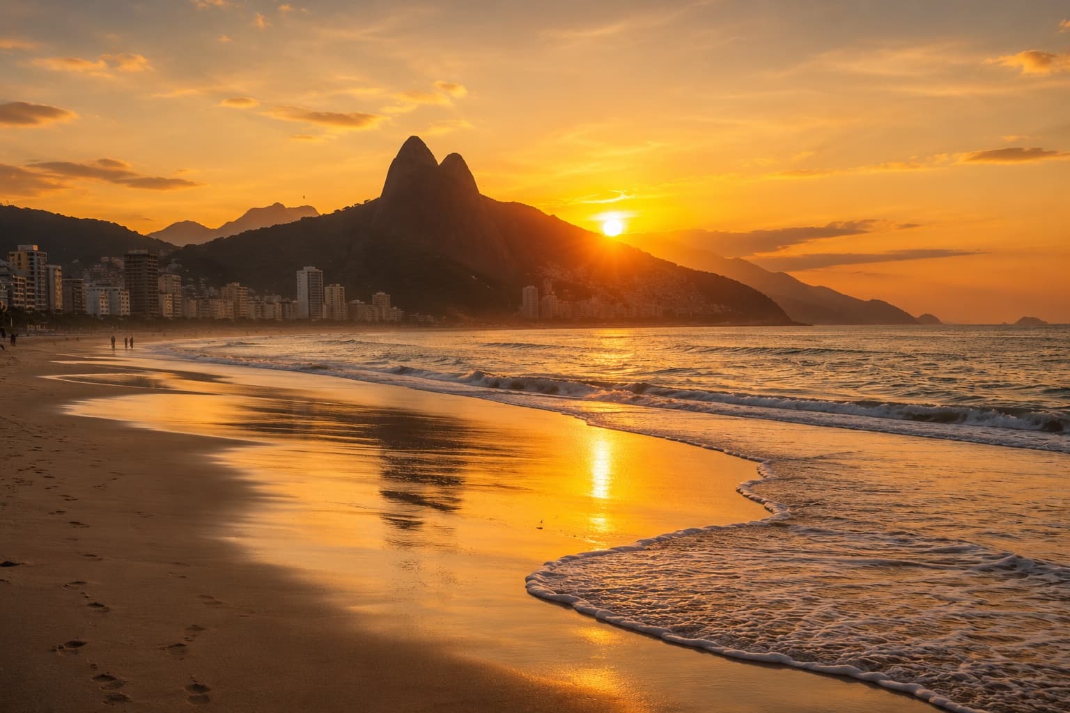Rio de Janeiro a Cukorsüveg-heggyel és tengerparttal