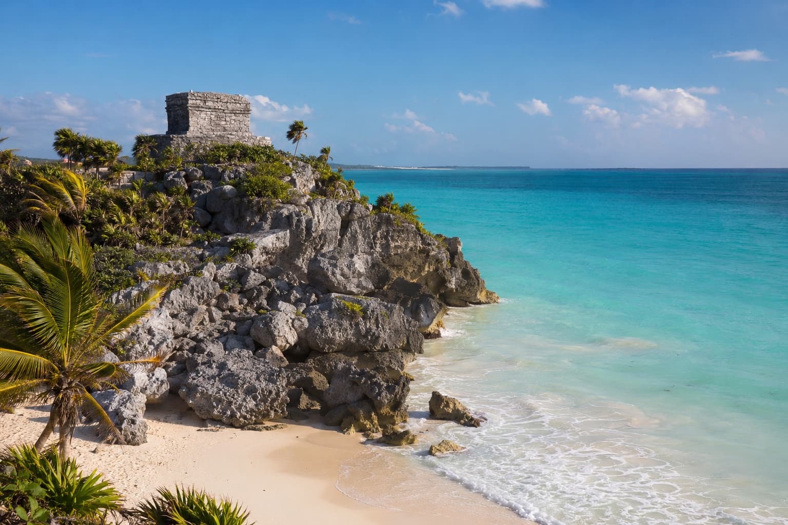 Tulum maja rom a karibi tengerparton